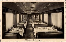 Ak Deutsche Eisenbahn, Mitropa, Speisewagen - 11538134