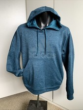 Boys youth XL Adidas turquoise blue long sleeve hoodie pullover sweatshirt