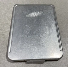 Vintage Mirro Foley Style Aluminum 8”x11” Slide On Baking Cake Pan Lid ONLY