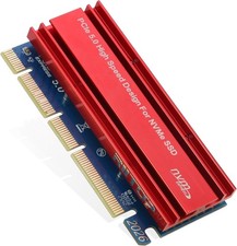 NVMe PCIe Adapter M.2 To PCIe 5.0 X4 X8 X16 Card Heatsink M Key 2280