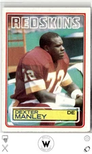 1983 Topps #191 Dexter Manley