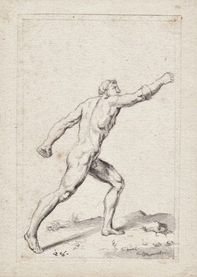 Gladiator antique antique novel empire drawing drawing design Fr. Perrier