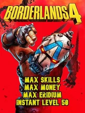 Borderlands 4 Max Skill points, Max Money, Max Eridium, Instant Level 50 MODDED