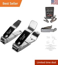 Lifetime Guaranteed Fingernail & Toenail Clippers - Compact & Efficient Design