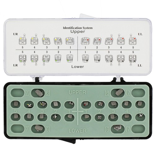 Kit de 24 piezas de brackets de ortodoncia dental 0,022 Roth Mark Brackets con 1er tubo molar - Imagen 15 de 53