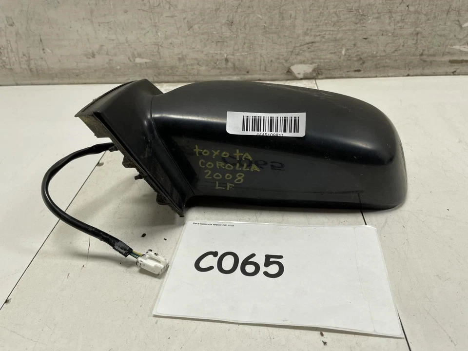 Toyota Corolla 2008 espejo retrovisor delantero izquierdo con vista lateral del conductor eléctrico OEM+  Foto 2 de 4