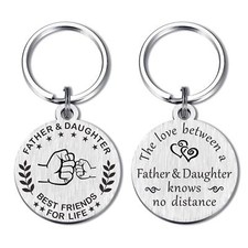 Father Daughter Gifts Keychain - Dad Gifts from Daughter - Gifts for Daughter...