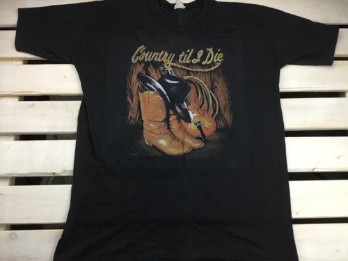 Die Country Western T Shirt Mens Large 