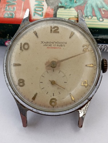 VINTAGE RARE swiss Italy Ancre 17 rubis XAROS watch cal. OISA 51 Check it |  eBay