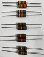 Vintage 2 Watt Allen Bradley Carbon Comp Resistors K Ohm Tube Amplifier Audio