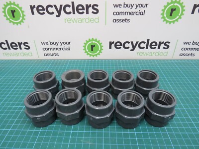 10x Comer PVC PN18 Verbinder 1'' Innengewinde Adapter