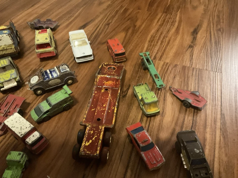 Lot Diecast Cars MATCHBOX Hot Wheels Tootsie Toys Vintage Antique 70s 80s - Image 4 of 4
