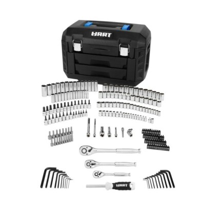 HART HHMTS404 215-Piece Mechanics Tool Set - Chrome for sale