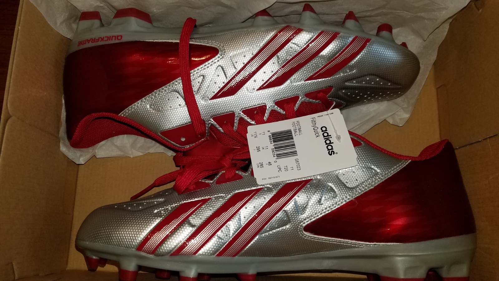 adidas filthy quick cleats