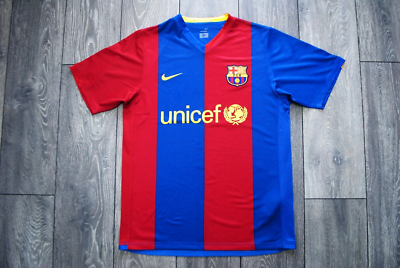 BARCELONA 2006 2007 HOME FOOTBALL SHIRT SOCCER JERSEY NIKE VINTAGE
