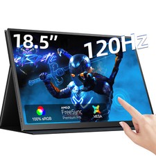 18.5 Inch 120Hz Touchscreen Monitor 1920x1080 USB HDMI USB-C Portable Monitor