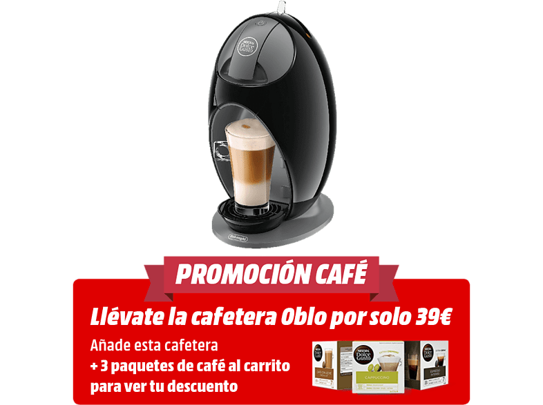 De'longhi Dolce Gusto Jovia EDG250.B 1500W Cafetera de Cápsulas - Negra |  Compra online en eBay