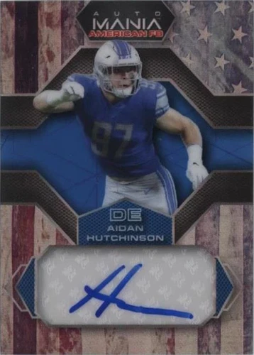 2022 Wild Card Auto Mania American Football Aidan Hutchinson #AMA-H2