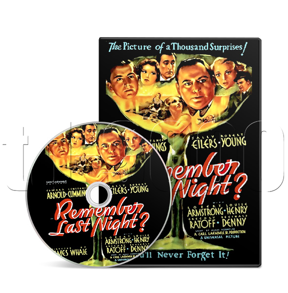 Remember Last Night? (1935) Comedy, Crime, Mystery Movie on DVD