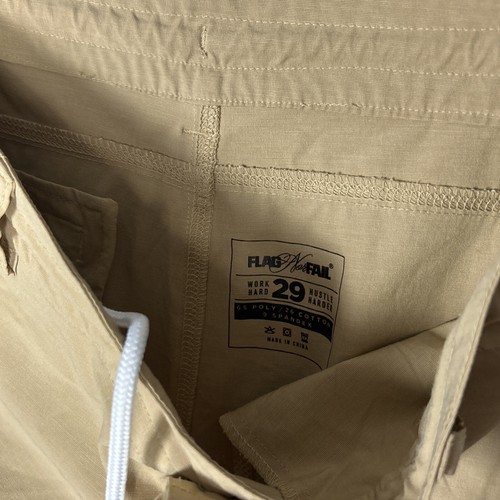 Pantalones Cortos Flag Nor Fail Para Hombre 29 Beige Rendimiento Atlético Patriot Aire Libre Informal - Imagen 8 de 9
