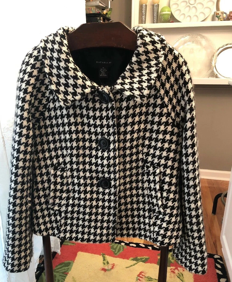 Ladies houndstooth jacket cheap