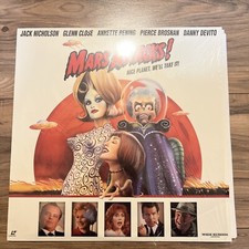 Vintage Mars Attacks Widescreen Laserdisc LD Tim Burton Jack Nicholson Warner