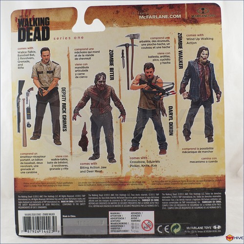 The Walking Dead Zombie Walker wind-up series 1 action figure AMC McFarlane Toys - Picture 2 of 2