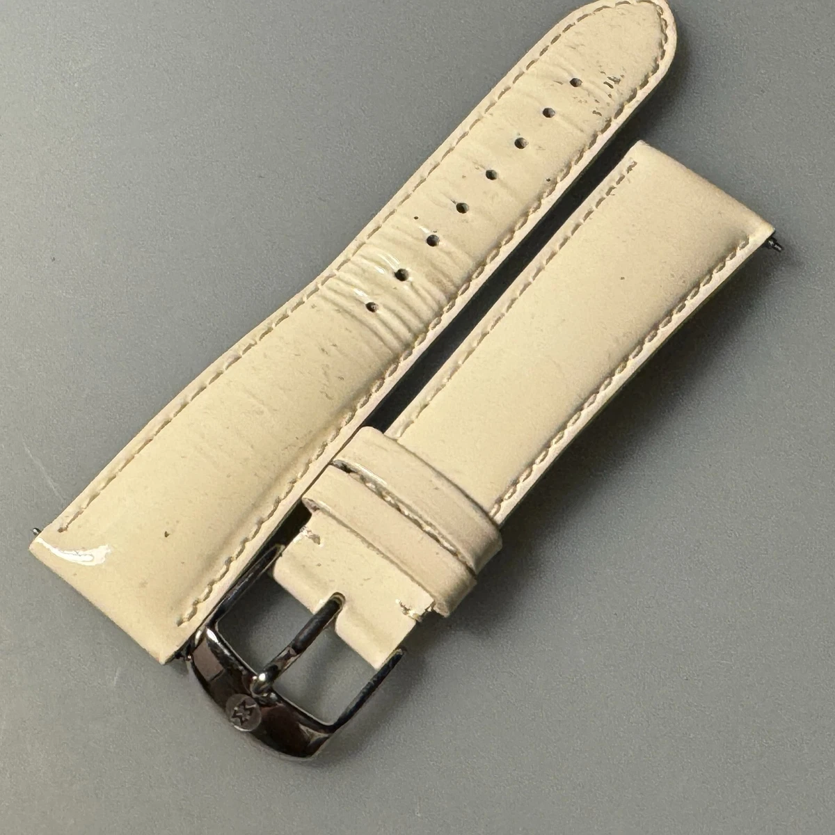 MICHELE Two-Piece Strap White Wristwatch Bands for sale | eBay