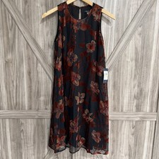 Tommy Hilfiger Women's Floral Velvet Shift Dress size 4