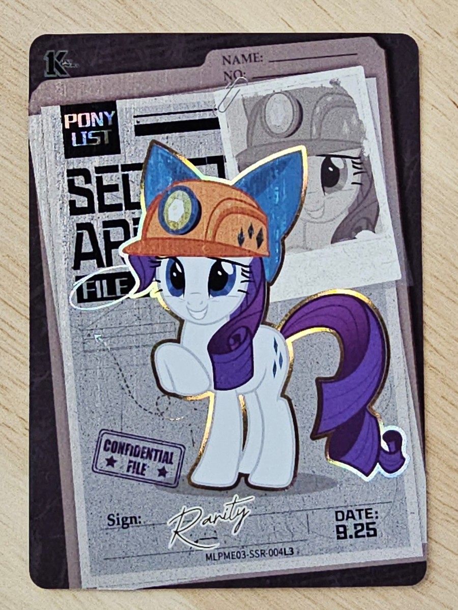 My Little Pony Card Rarity MLPME03-SSR-004L3 SSR English MLP NM | eBay