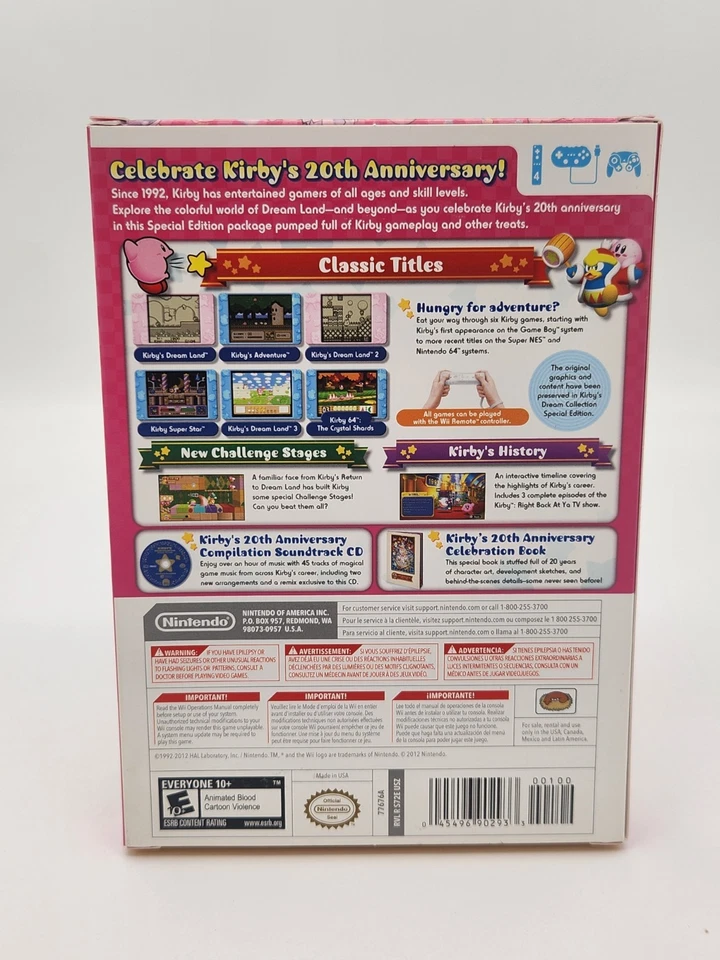 Kirby's Dream Collection - Special Edition (Nintendo Wii, 2012) New Sealed US - Image 2 of 4