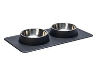 Karlie Silikon Inox Dinner Set Dex 700Ml Schwarz 2X350Ml 522624 Professionell