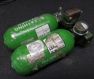 Aircraft Crew Emergency Breathing Oxygen System Assembly, 123SCA8502-3, E-2C