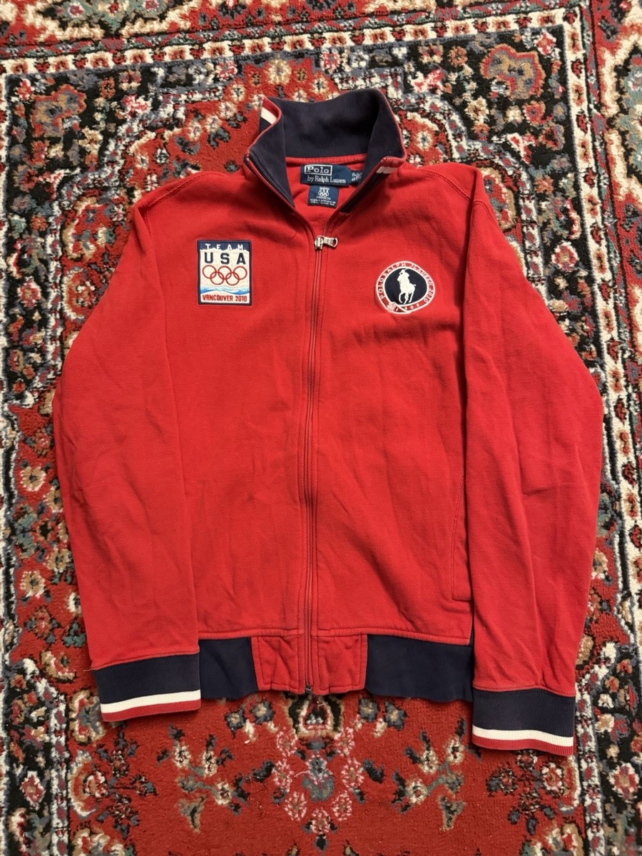 Polo Ralph Lauren Big Pony 2010 Olympics Vancouver Zip Up Track