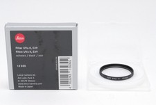  Almost Unused Leica 13030 13 030 E39 39mm UVa II Filter Black From JAPAN
