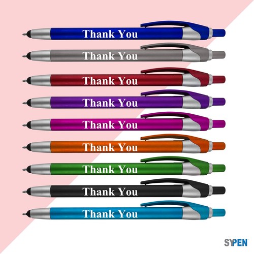 Thank You Greeting Gift Stylus Pens for Touchscreen Devices - 2 in 1 Combo Pe... - Picture 2 of 7