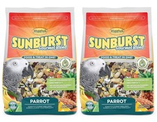 Higgins Sunburst Gourmet Blend Parrot Food 3 lbs Pack of 2 for Pet Birds