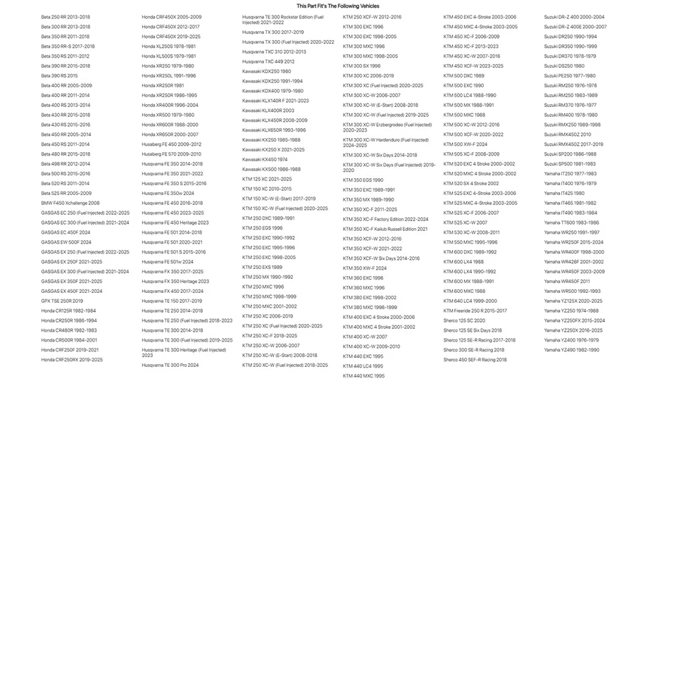 Tusk EMEX T-45® Intermediate/Hard Terrain Tire 110/100x18 For HUSQVARNA TE 300 Foto 4 de 4