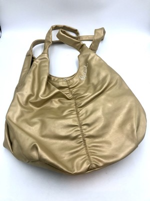 Rip Curl PVC Gold Shoulder Bag Vintage Y2K Style Hang Tag Inside Metallic