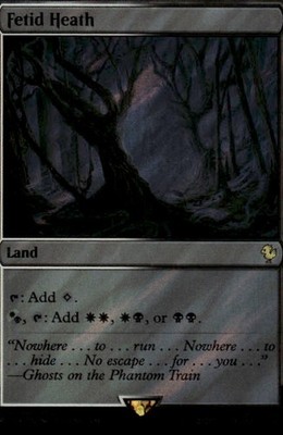 Fetid Heath (Surge Foil) R Commander: FINAL FANTASY 391 NM