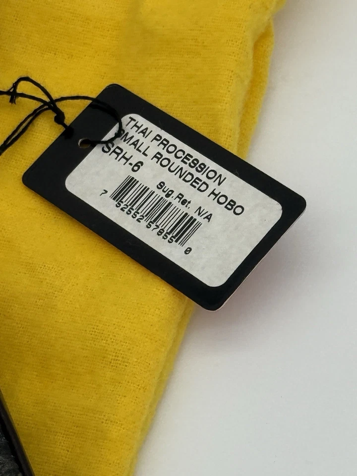 Icon Los Angeles Leather Handbag NWT Thai Procession Small Rounded Hobo - Image 3 of 3