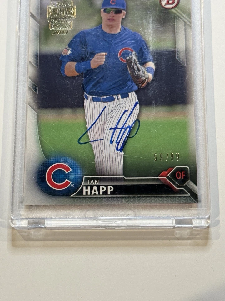 2017 Topps Archives Signature Series - Active Player Edition Buybacks Ian Happ - Image 4 of 4
