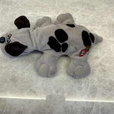 Vintage Pound Puppies Plush Gray With brown Spots