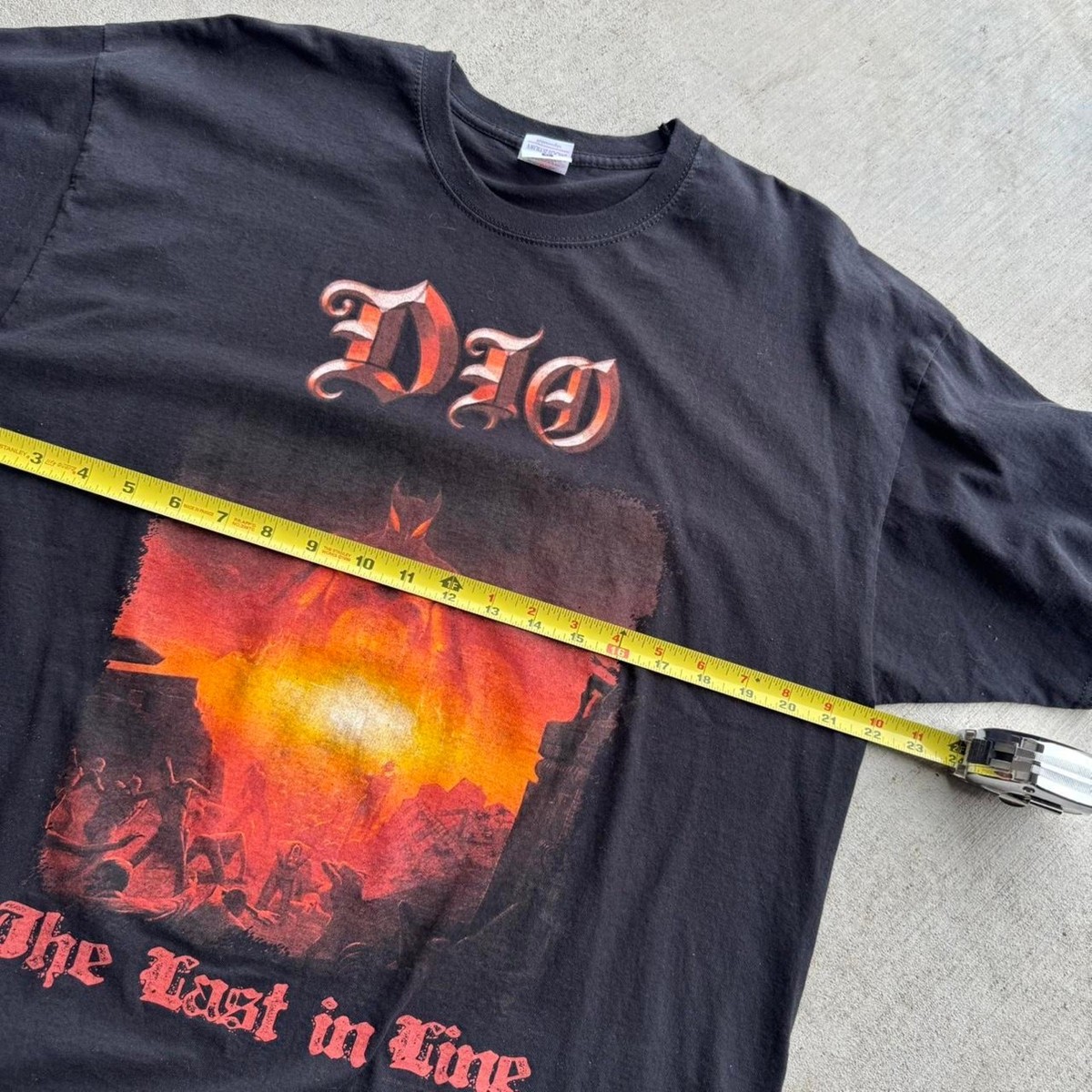 Dio The Last In Line Black Y2K Band Tee Men's XL | eBay