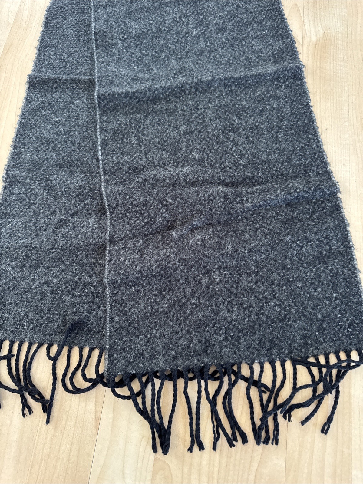 Beautiful Daniel Hechter Solid Gray Scarf Neck Wa… - image 3
