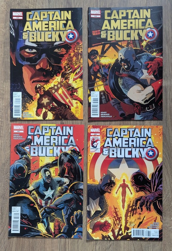 Captain America and Bucky #625-628 Bundle Job Lot x4 Marvel Comics 2012 NM-