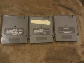 LOT OF 3 Nintendo NES - Cartridges Only-Karate Champ-Jeopardy-Wheel of fortune