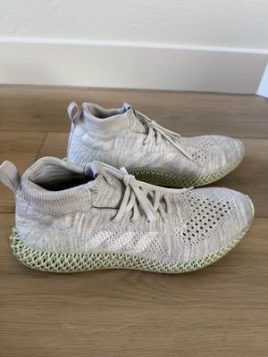 Adidas Consortium Futurecraft 4D Runner Mid Crystal White EE4116 US 11 Used
