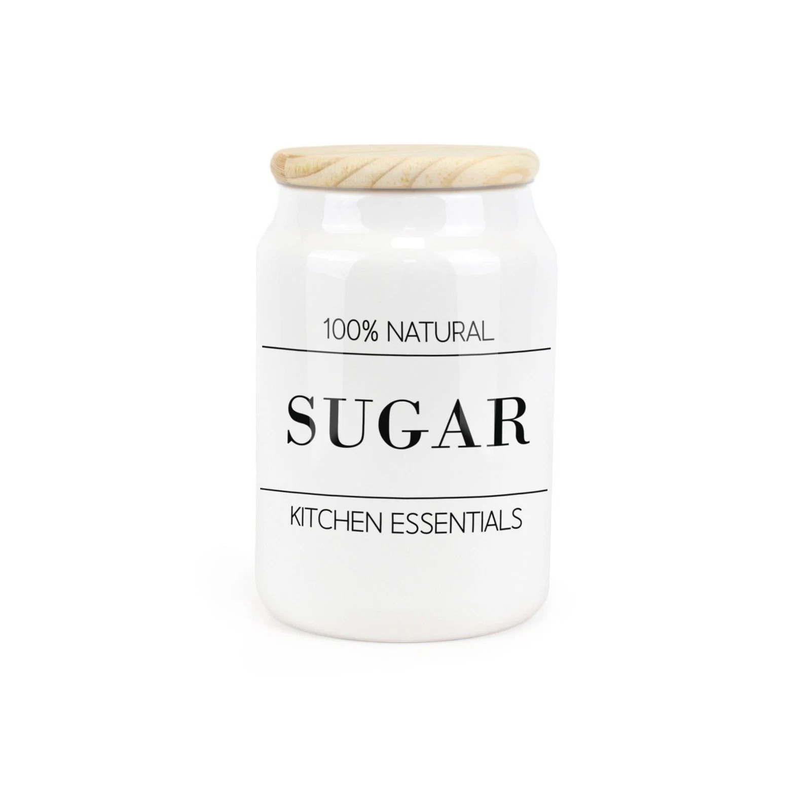 Ceramic Tapered Minimalist Canister - Sugar Storage Container Gift
Opens in a new window or tab