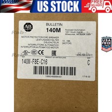 140MF8EC16 Allen-Bradley 140M-F8E-C16 Motor Protector/circ Breaker NEW